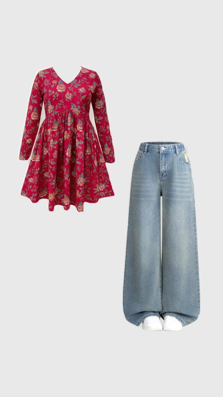 kurti with jeans