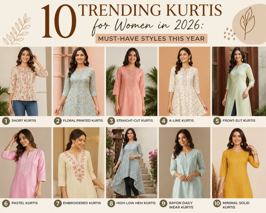 short kurtis for women