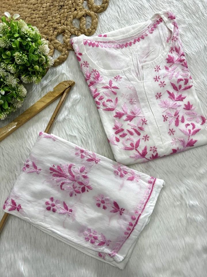 Chikankari Kurtis for Women: inaya khan new arrivals