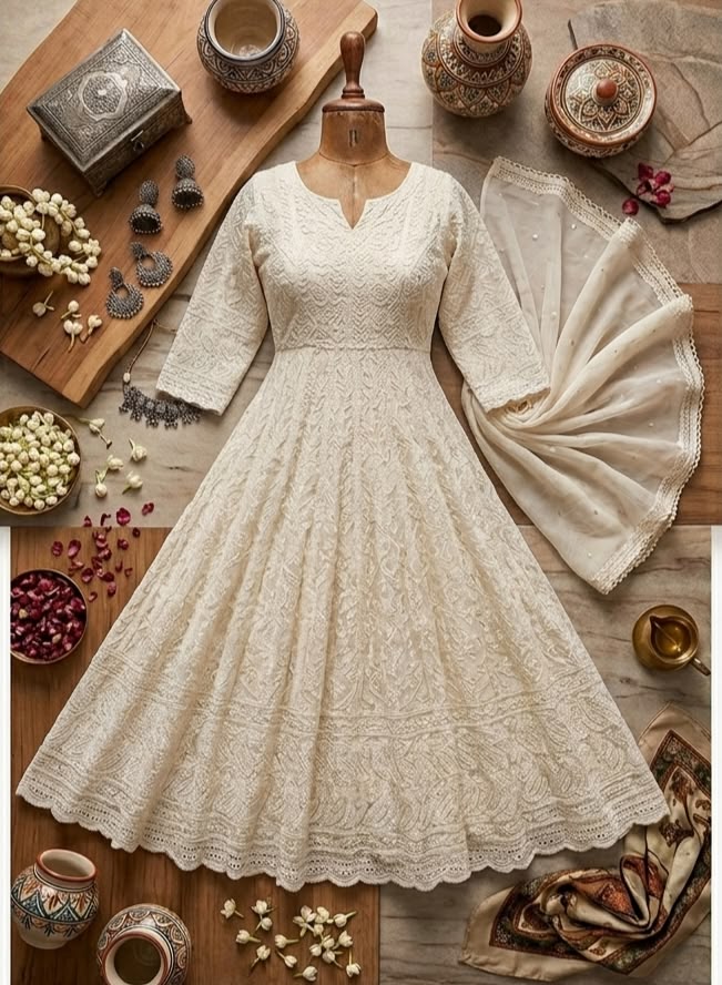 Chikankari Kurtis for Women: women